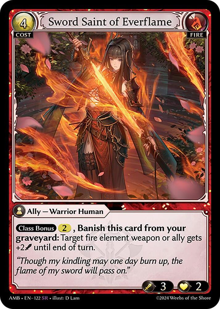Sword Saint of Everflame - Mortal Ambition (AMB1E)