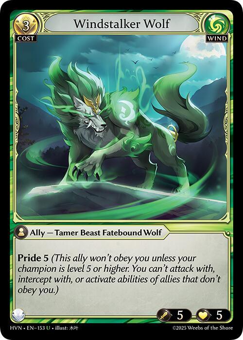 Cyclonic Fatestone // Windstalker Wolf - Abyssal Heaven (HVN)