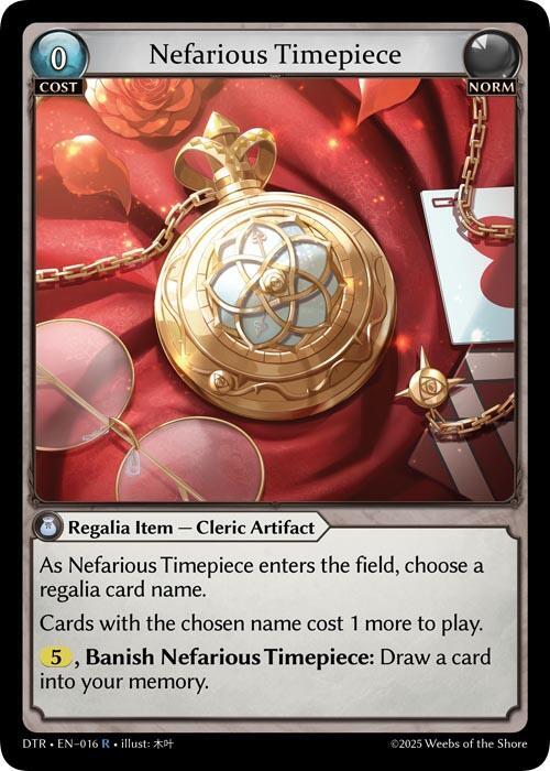 Nefarious Timepiece - Distorted Reflections (DTR1E)