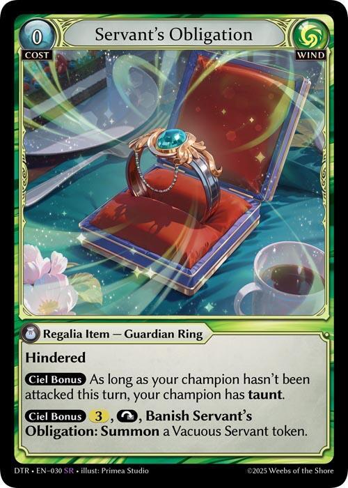 Servant's Obligation - Distorted Reflections (DTR1E)