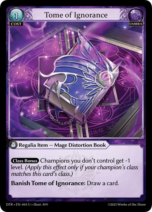 Tome of Ignorance - Distorted Reflections (DTR1E)