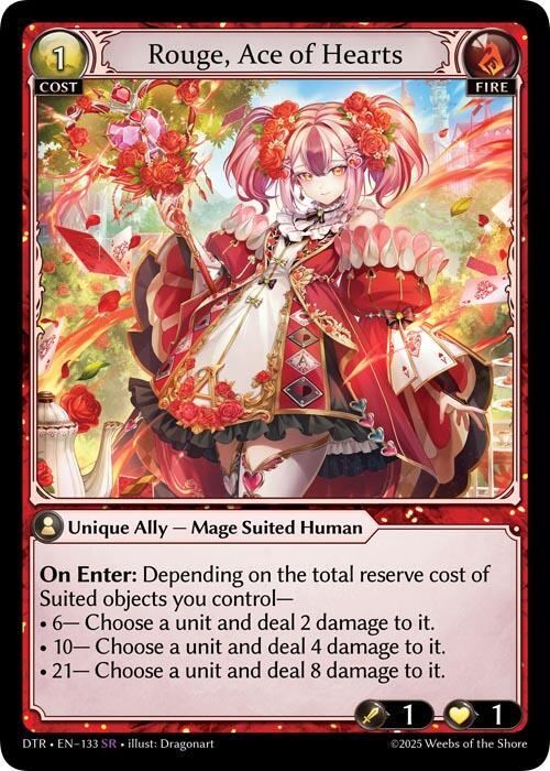 Rouge, Ace of Hearts - Distorted Reflections (DTR1E)