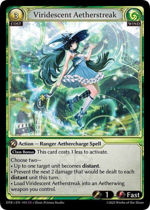 Viridescent Aetherstreak - Distorted Reflections (DTR1E)