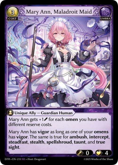 Mary Ann, Maladroit Maid - Distorted Reflections (DTR1E)