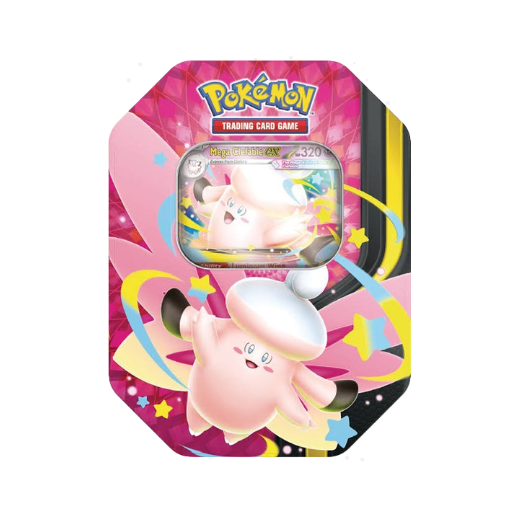 Pokemon Card Game Mega Clefable Tin (4 Packs)
